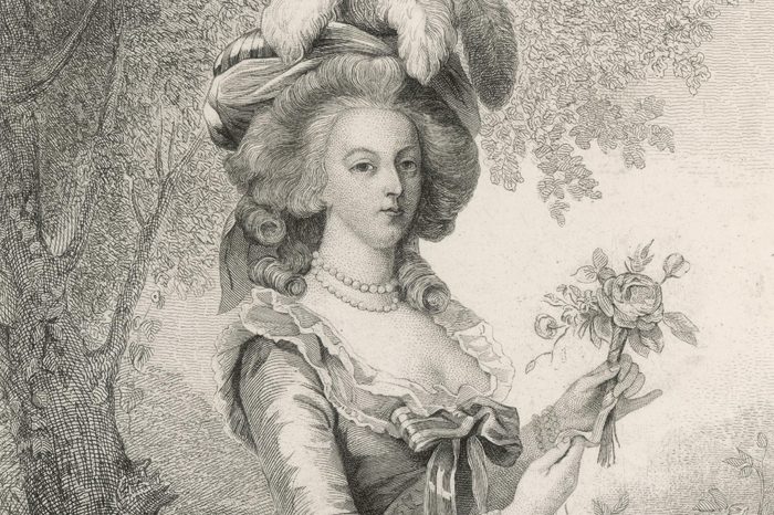 Marie Antoinette Picking Flowers 1755 - 1793