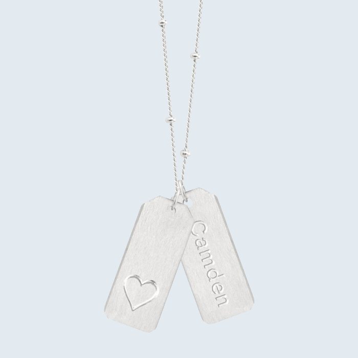Chelsea Charles Design Your Own Double Love Tags Necklace