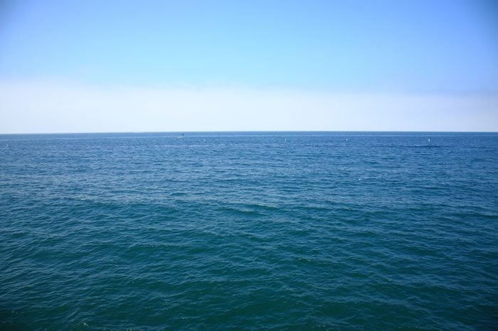 Pacific Ocean - A view of the Pacific Ocean from the Santa Monica Pier in California.