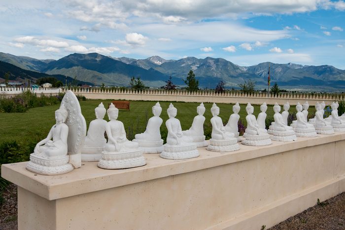 The Garden of One Thousand Buddhas in western Montana's Jocko Valley, just north of Arlee.