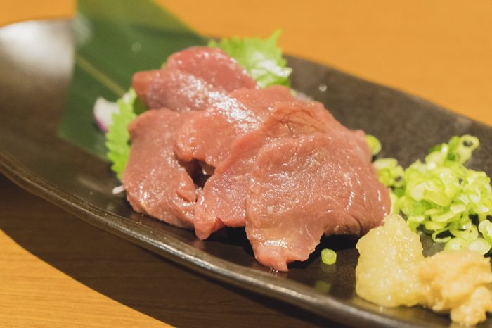 Cuisine : Japanese food Horsemeat