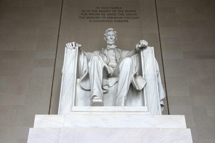 Lincoln Memorial in Washington D.C., United States.