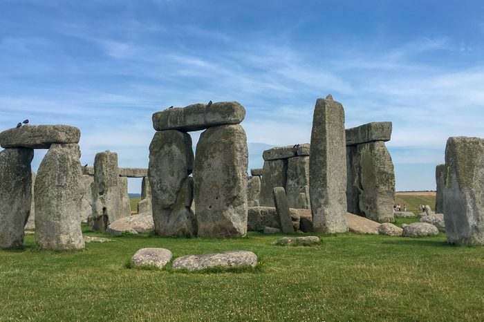 A sunny day at Stonehenge, England