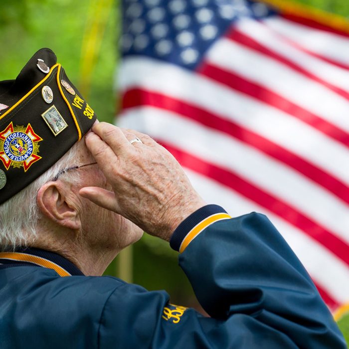 Veteran's Saluting