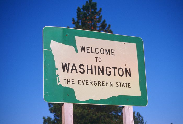 Welcome to Washington State Sign