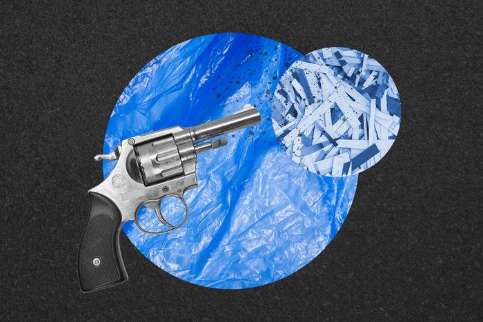 Weapon Gun Garbage Finds Collage