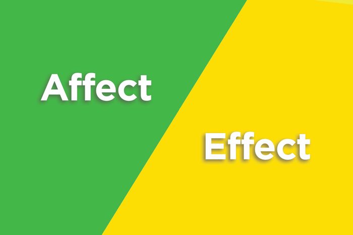 affect effect
