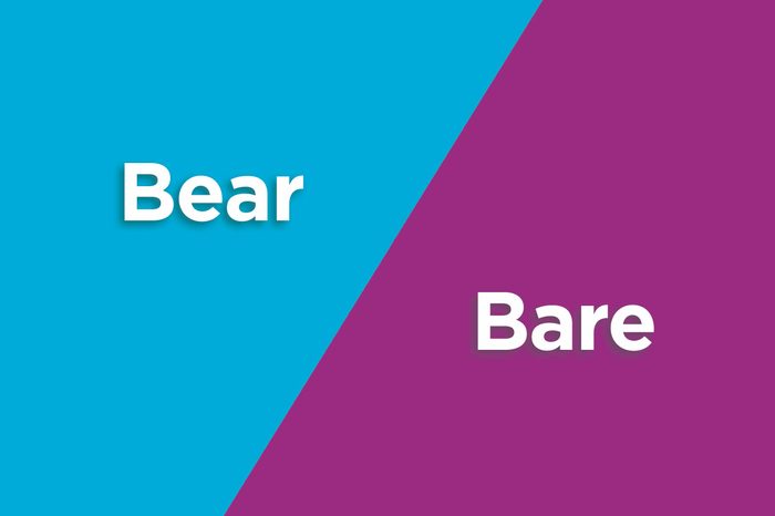 bear bare