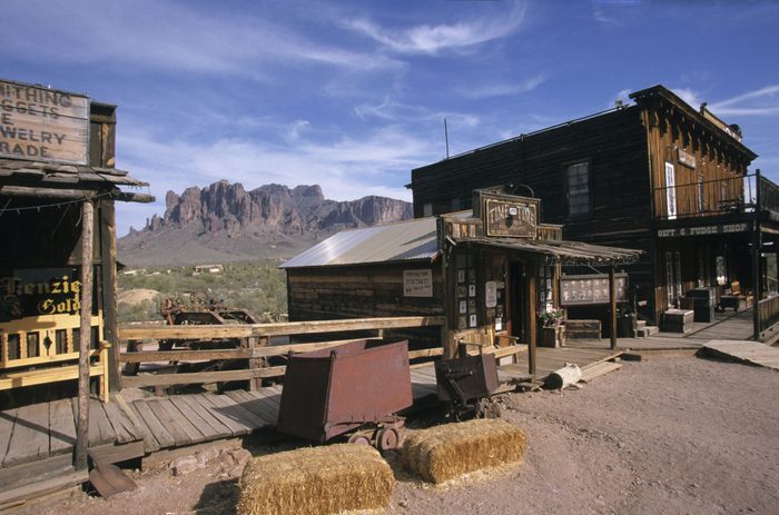 Hidden Gem in Arizona at the Apache Trail Goldfield Ghost Town Superstition Mountains