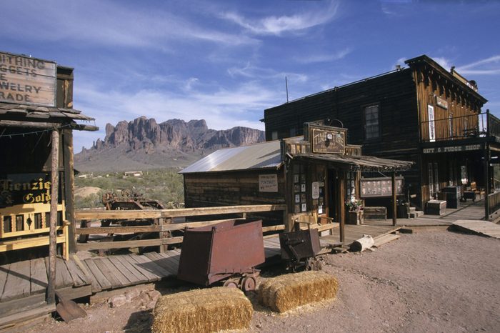 USA Arizona Apache Trail Goldfield Ghost Town Superstition Mountains