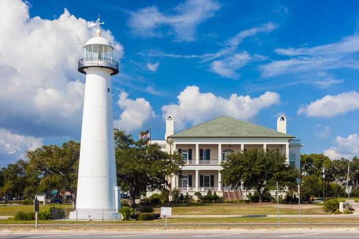 Lighthouse and Visitor Center in Biloxi, Mississippi