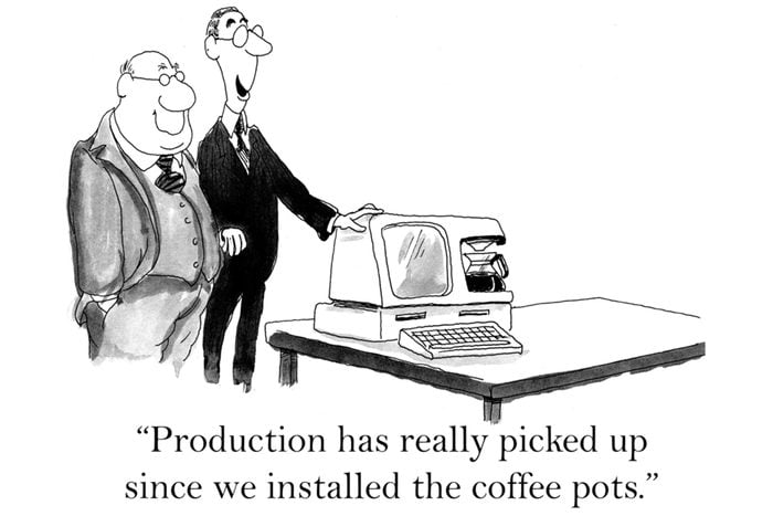 computer coffee