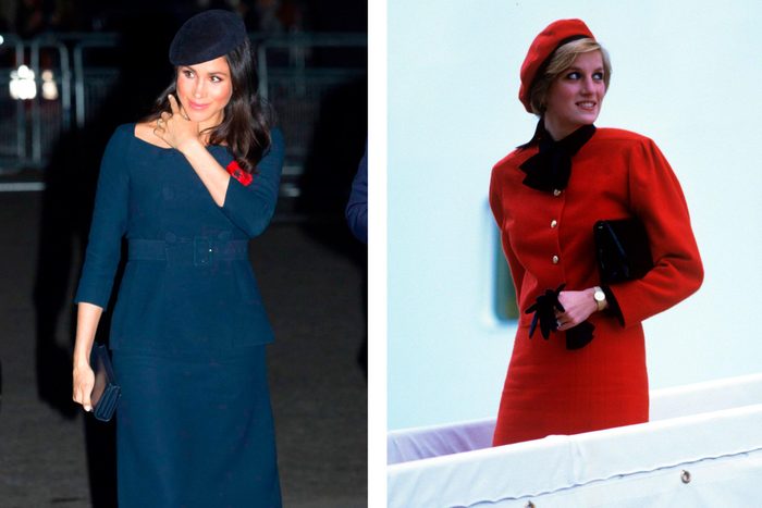Meghan Markle Princess Diana outfits