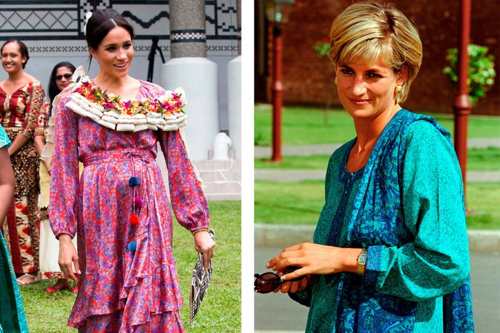 Meghan Markle Princess Diana outfits