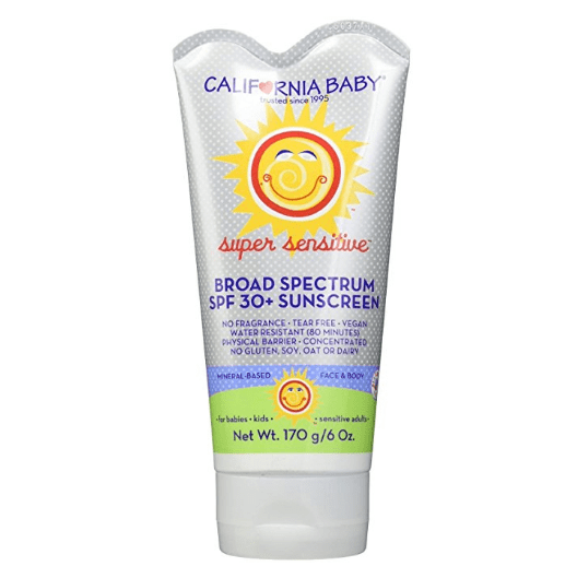 California Super Sensitive Baby sunscreen
