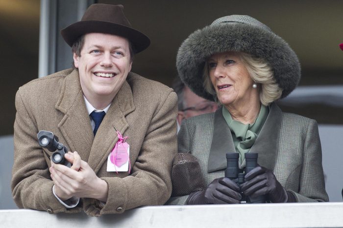 Camilla Duchess of Cornwall and her son Tom Parker Bowles