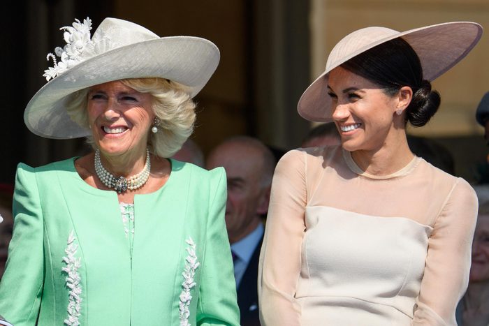 Prince Charles, Camilla Duchess of Cornwall and Meghan Duchess of Sussex