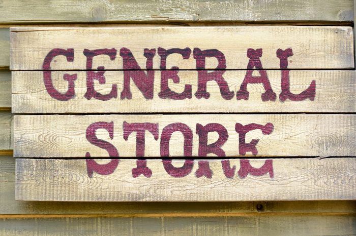 General store sign from The Mississippi Agriculture and Forestry Museum hidden gem 