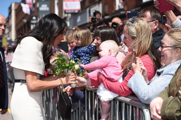 Meghan Duchess of Sussex during her visit to Chester