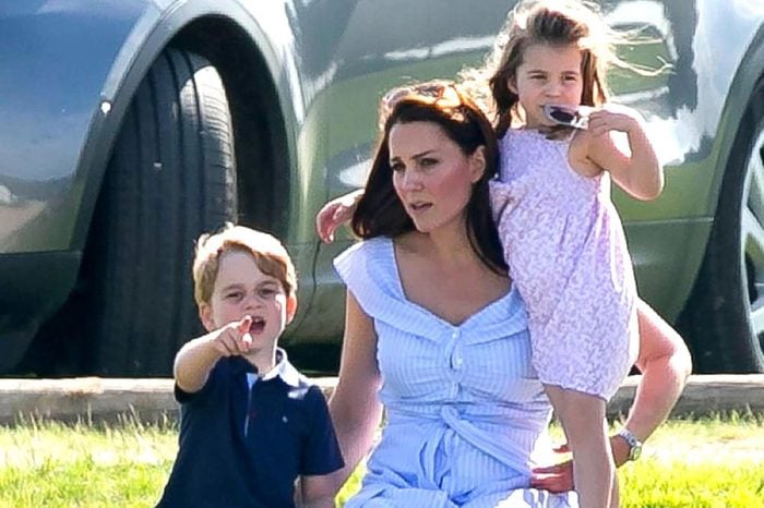 Prince George, Catherine Duchess of Cambridge and Princess Charlotte