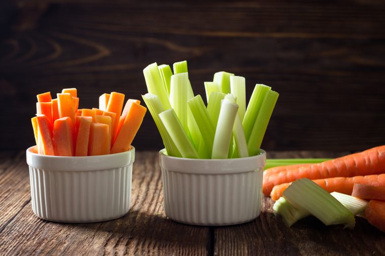 Healthy food - celery and carrot