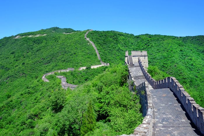 The Great Wall of China. Great Wall of China is a series of fortifications made of stone brick