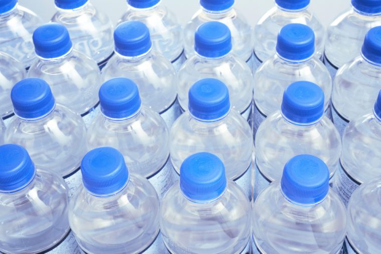 Bottled water bottles