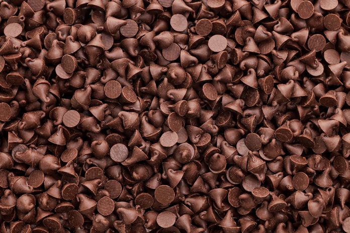 Chocolate chips background