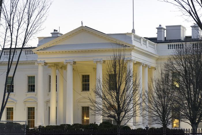 Beautiful white house