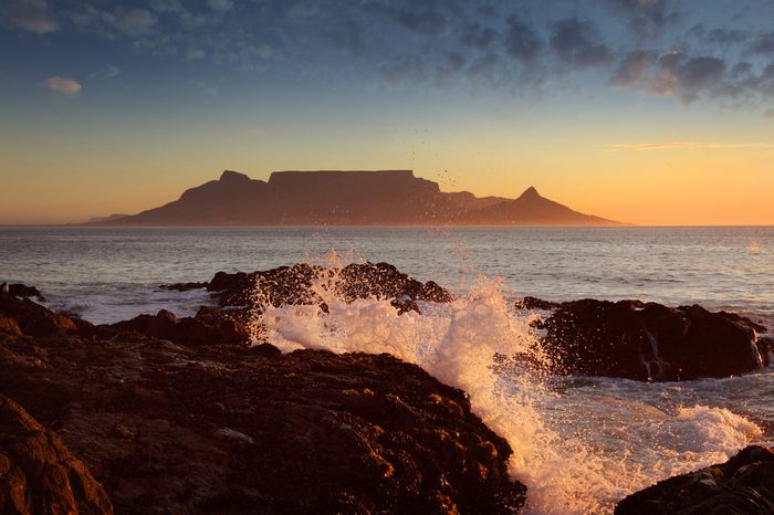 Table Mountain, sunset, Cape Town