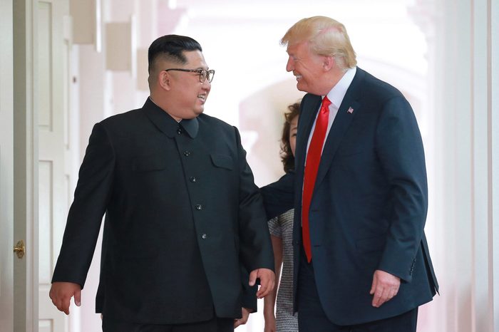 US North Korea Summit in Singapore, Sentosa Island - 12 Jun 2018