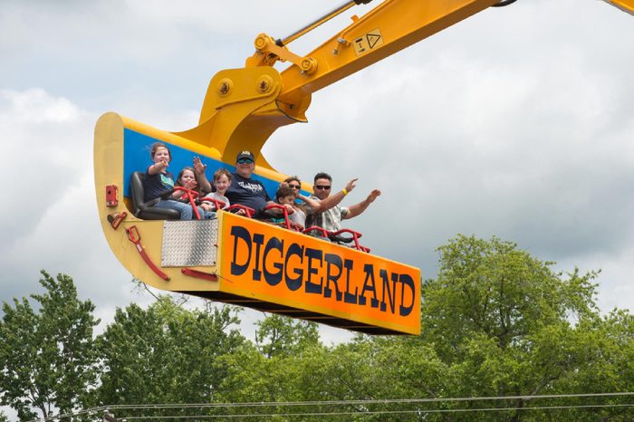WEST BERLIN, NJ - MAY 28: Diggerland USA, the only construction themed adventure park in North America where children and families can operate actual machinery on May 28, 2017