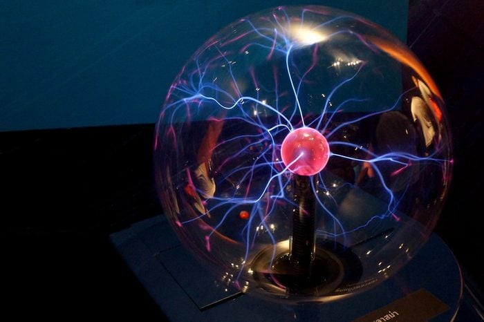 Image of Electric plasma sphere, Lampang, Thailand. 