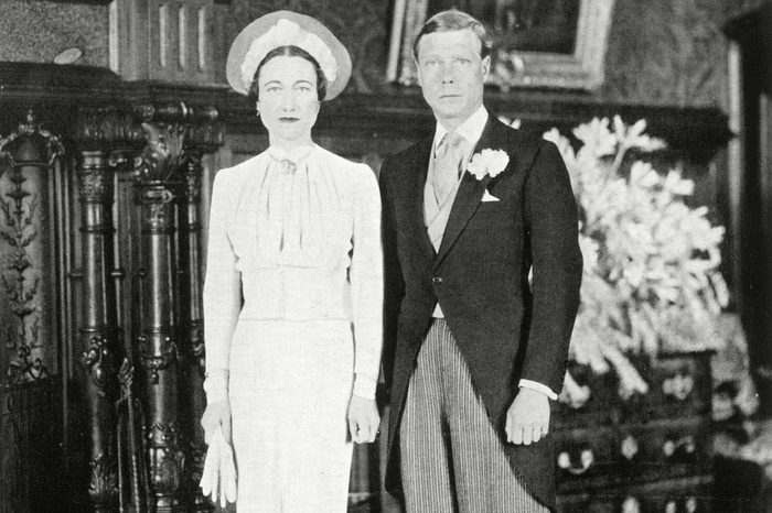 Wedding Day of the Duke of Windsor (formerly King Edward Viii) to Mrs Wallis Simpson On the 3rd June 1937 at the Chateau De Cande Near Tours in France 1937