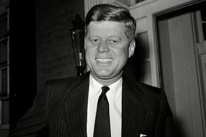John F. Kennedy, John Kennedy, John Fitzgerald Kennedy, JFK President-elect John F. Kennedy is shown at his residence in the Georgetown section of Washington, D.C