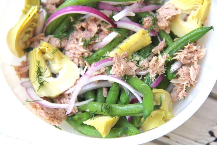 green bean tuna salad