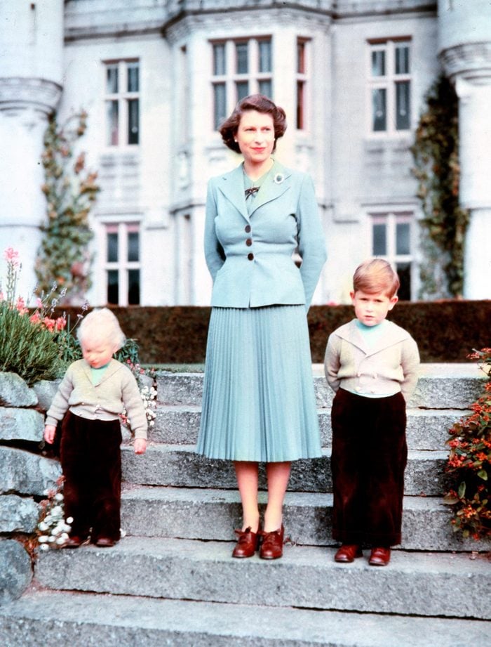 Queen Elizabeth II and her kids