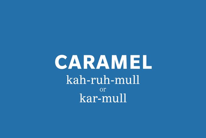 caramel pronunciation