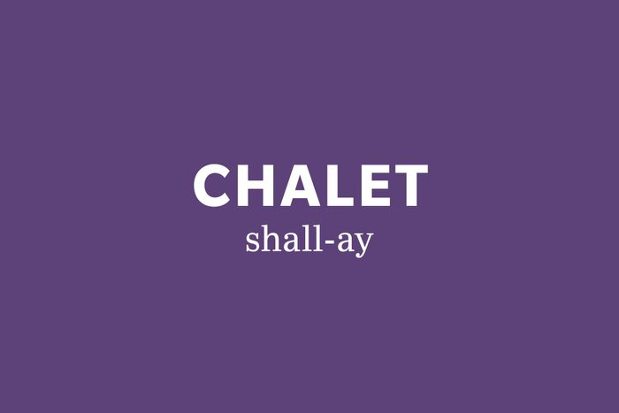 chalet pronunciation