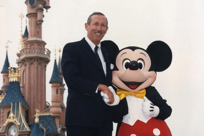 Roy Disney Son Of Roy Oliver And Nephew Of Walt Disney Is Pictured At The Opening Of Euro Disney. Roy Died Of Stomach Cancer 17/12/2009 At The Age Of 79.