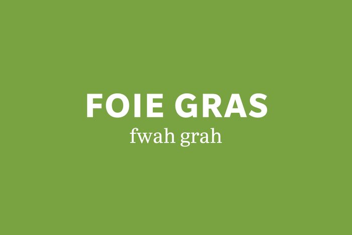 foie gras pronunciation