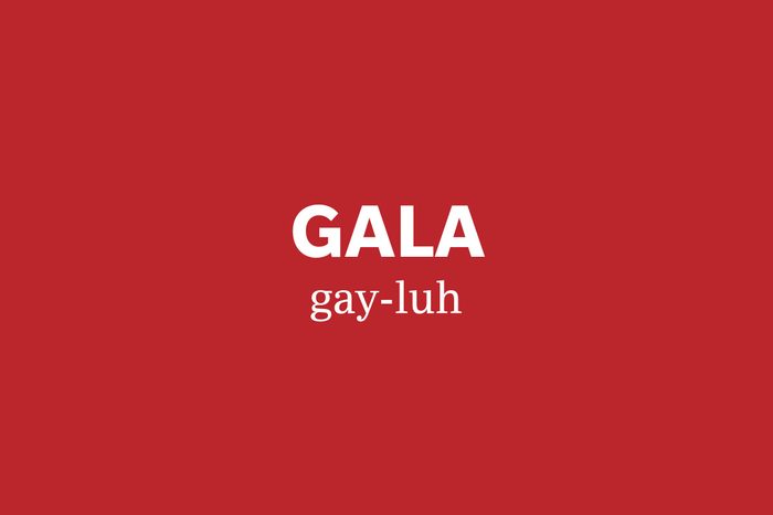 gala pronunciation