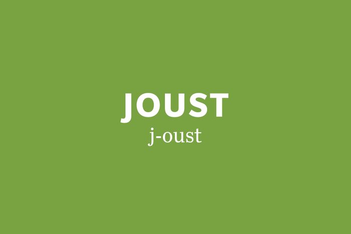 joust pronunciation