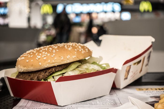 Lodz, Poland, January 07, 2017: McDonald's Big Mac
