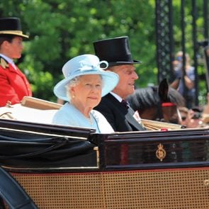 Queen Elizabeth & Prince philip, Buckingham Palace, London June 2017- Trooping the Colour, Queen Elizabeth and Prince parade Queen Elizabeths Birthday, June 17, 2017 London, England, UK