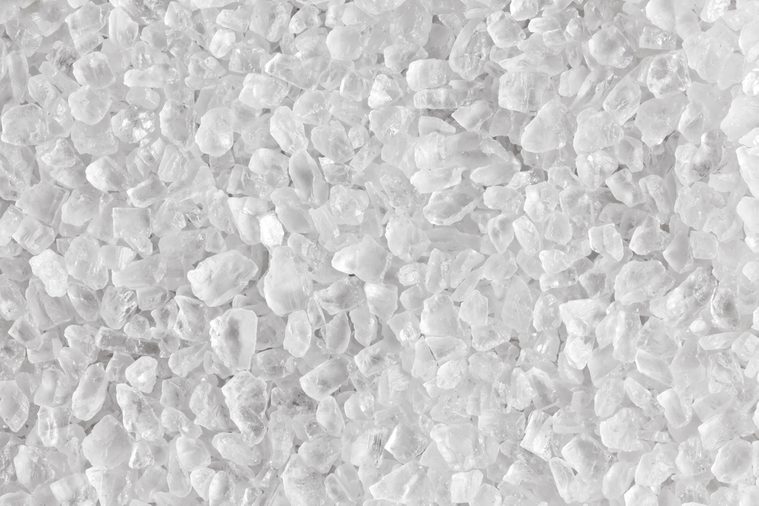  white salt texture