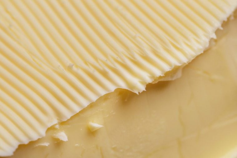 Butter close up view