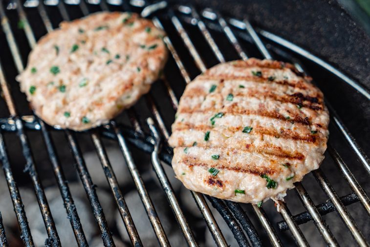 grilled cutlet for burgers