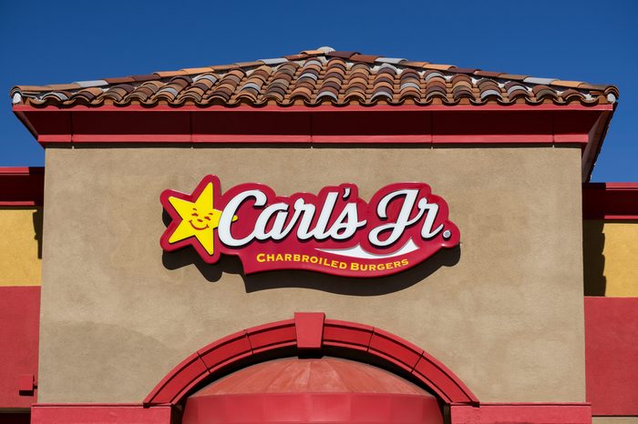 Carl's Jr. Restaurant exterior. Carl's Jr., an American-based fast-food restaurant chain with locations in the Western and Southwestern states.