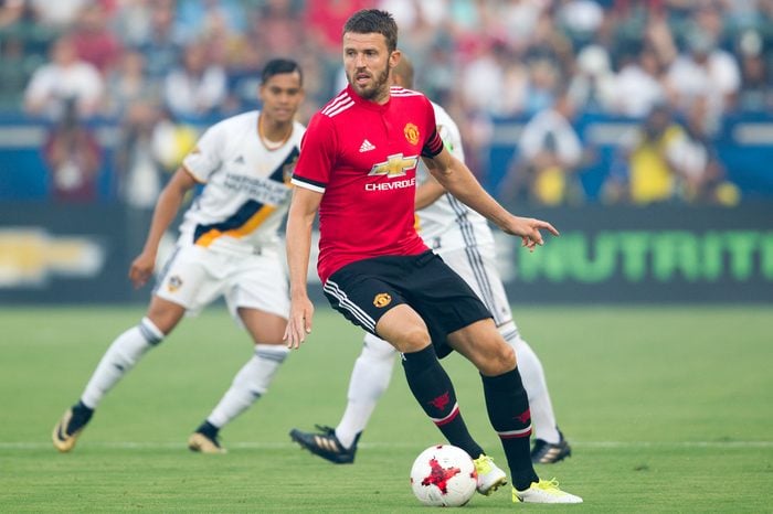 CARSON, CA - JULY 15: Michael Carrick during Manchester United's summer tour friendly against the L.A. Galaxy on July 15th 2017 at the StubHub Center.